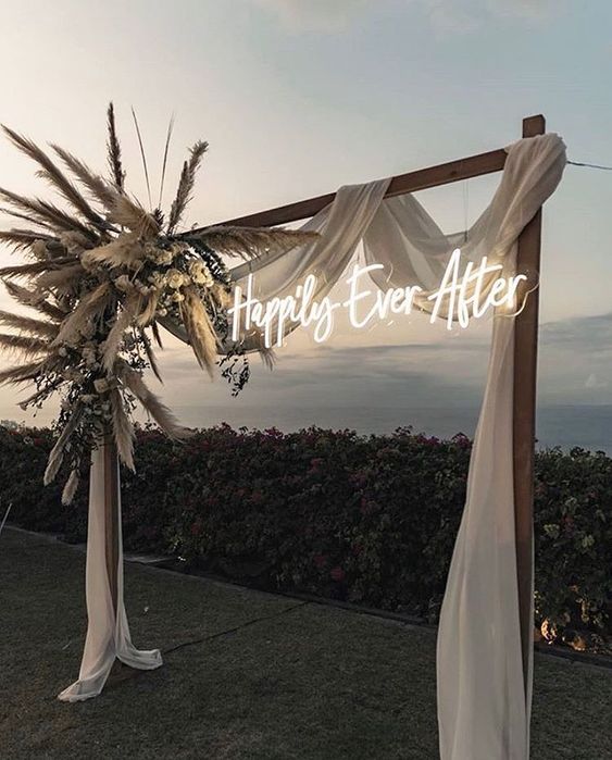 Happily Ever After Neon Sign wedding neons nz