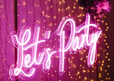 Custom LED neon sign design
